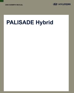 2026 Hyundai Palisade HEV Owner's Manual