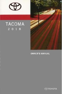 2018 Toyota TACOMA Owner's Manual