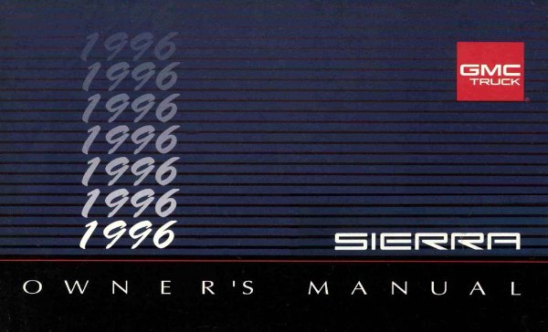 1996 GMC Sierra Owner's Manual