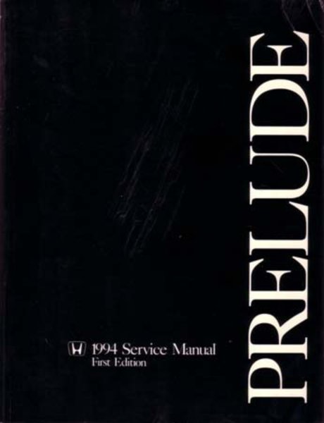 1994 Honda Prelude Factory Shop Service Manual