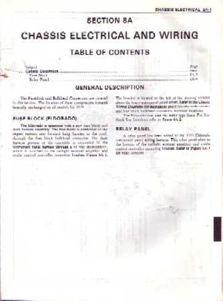 1979 Cadillac All Models Wiring Diagrams Manual