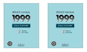 1999 Cadillac Deville, Eldorado Factory Shop Service Manual