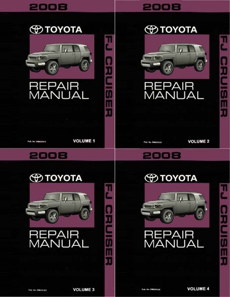 2008 Toyota FJ Cruiser Factory Shop Service Manual
