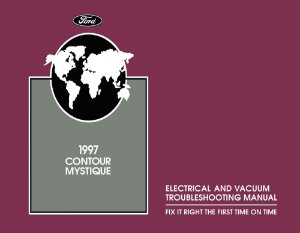 1997 Ford Contour, Mystique Factory Shop Service Manual
