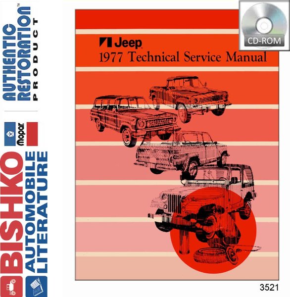 1977 Jeep All Models Factory Shop Service Manual