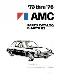 1973–1976 AMC All Models Parts Book