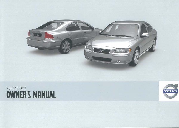 2009 Volvo S60 Owner's Manual