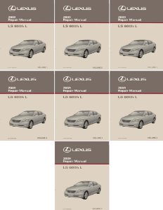 2009 Lexus LS 600h L Factory Shop Service Manual