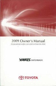 2009 Toyota Yaris Hatchback Owner's Manual