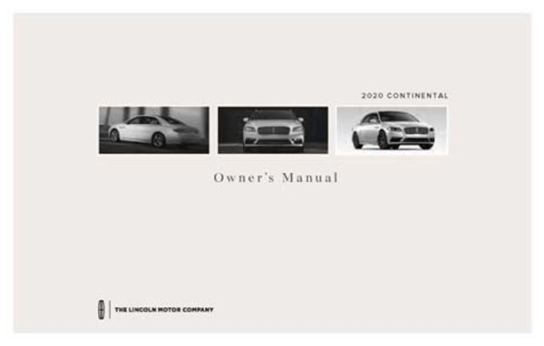2020 Lincoln Continental Owner's Manual