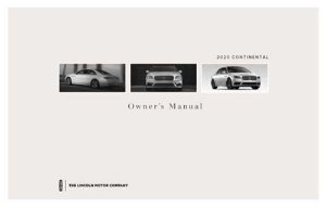 2020 Lincoln Continental Owner's Manual
