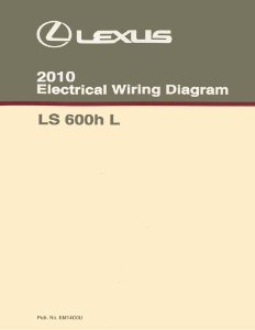 2010 Lexus LS 600h L Wiring Diagrams Manual