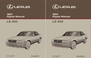 1994 Lexus LS 400 Factory Shop Service Manual