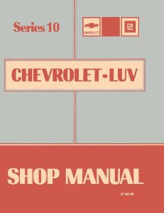 1980 Chevrolet Truck Luv Factory Shop Service Manual