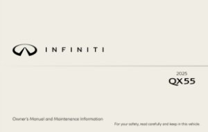 2025 Infiniti QX55 Owner's Manual