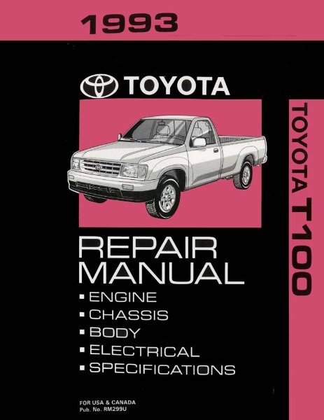 1993 Toyota T100 Factory Shop Service Manual
