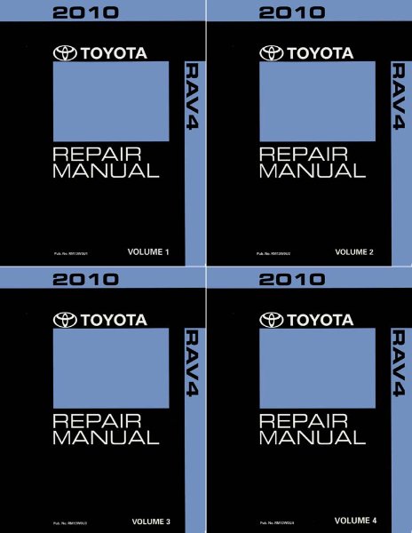 2010 Toyota Rav4 Factory Shop Service Manual