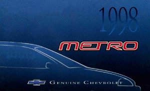 1998 Chevrolet Metro Owner's Manual