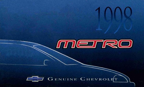 1998 Chevrolet Metro Owner's Manual
