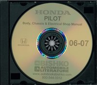 2006-07 HONDA PILOT Body, Chassis & Electrical Service Manual sample image