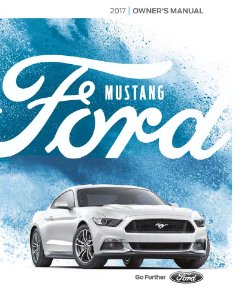 2017 Ford Mustang Owner's Manual