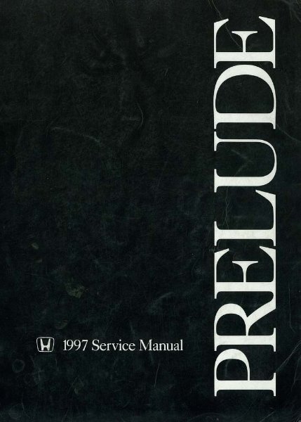 1997 Honda Prelude Factory Shop Service Manual