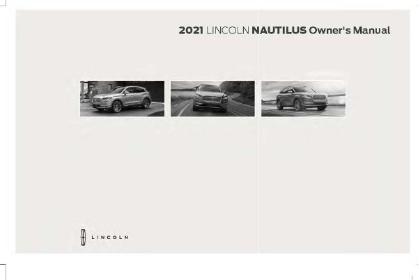 2021 Lincoln Nautilus Owner's Manual