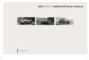 2021 Lincoln Nautilus Owner's Manual