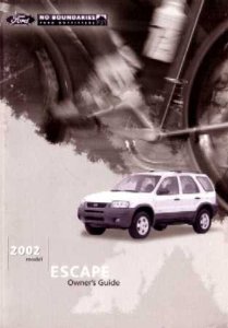 2002 Ford Escape Owner's Manual