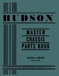 1930–1936 Hudson Master Chassis Parts Book