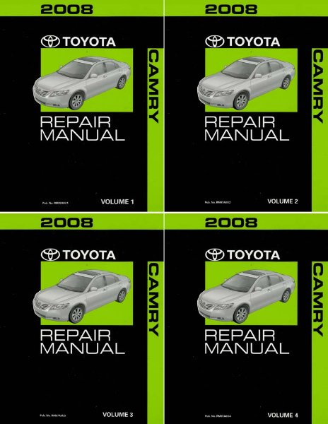 2008 Toyota Camry Factory Shop Service Manual