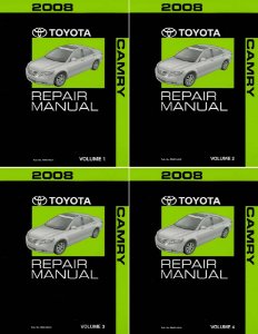 2008 Toyota Camry Factory Shop Service Manual