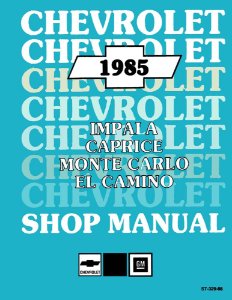 1985 Chevrolet Caprice, Impala, El Camino