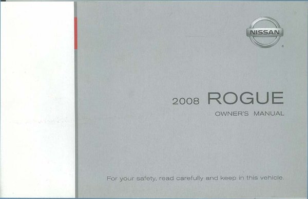 2008 Nissan Rogue Owner's Manual