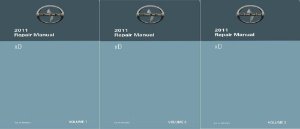 2011 Toyota Scion xD Factory Shop Service Manual