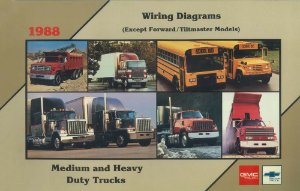 1988 Chevrolet Medium Duty, Heavy Duty Truck Wiring Diagrams Manual