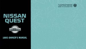 1995 Nissan Quest Owner's Manual