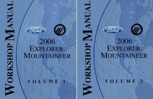 2006 Ford Truck Explorer, Mountaineer Factory Shop Service Manual