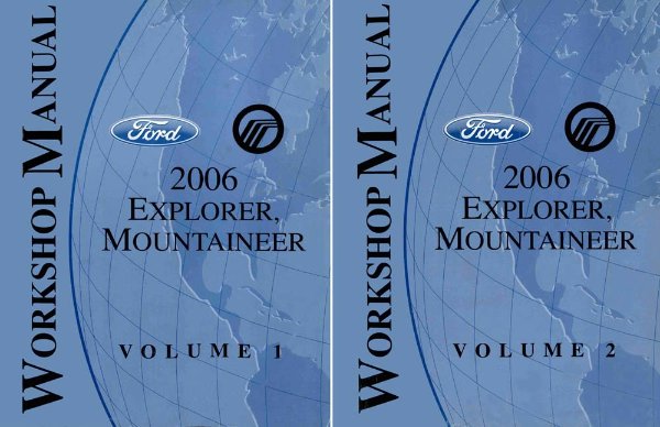 2006 Ford Truck Explorer, Mountaineer Factory Shop Service Manual