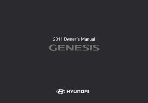 2011 Hyundai Genesis Owner's Manual