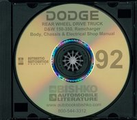 1992 DODGE D/W 150-350 LT DUTY TRUCK & RAMCHARGER Body, Chassis & Electrical Service Manual sample image