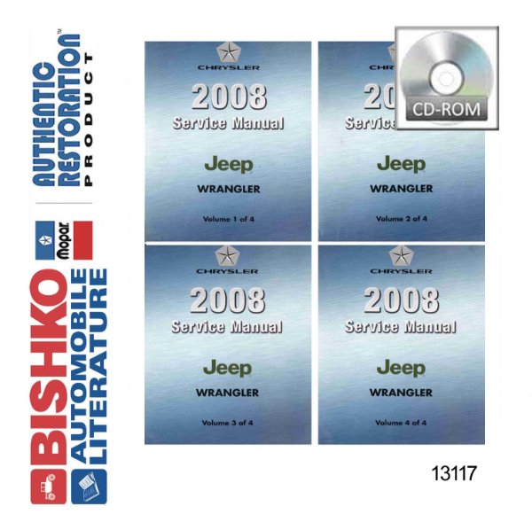 2008 Jeep Wrangler Factory Shop Service Manual