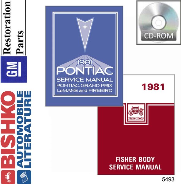 1981 Pontiac ALL MODELS FISHER BODY Factory Shop Service Manual