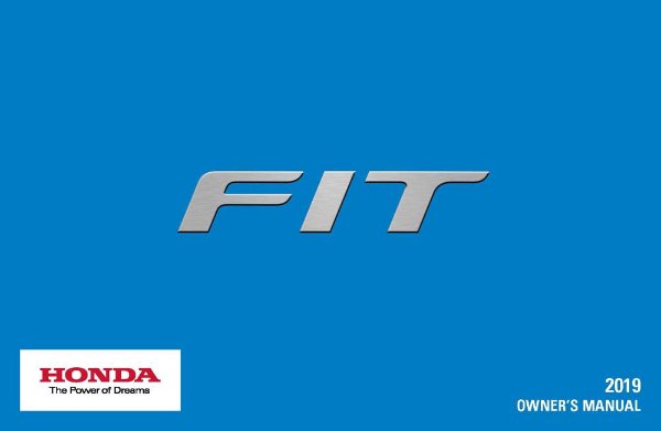2019 Honda Fit Owner's Manual