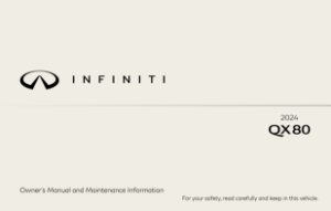 2024 Infiniti QX80 Owner's Manual