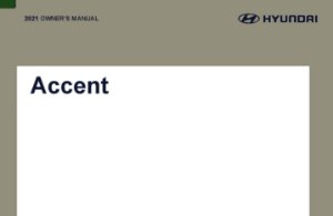 2021 Hyundai Accent Owner's Manual