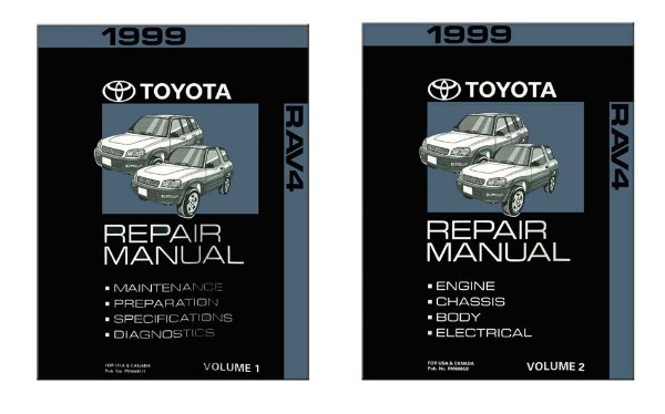 1999 Toyota Rav4 Factory Shop Service Manual