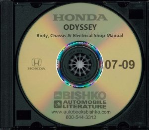 2007–2009 Honda Odyssey Factory Shop Service Manual