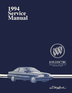 1994 Buick Skylark Factory Shop Service Manual