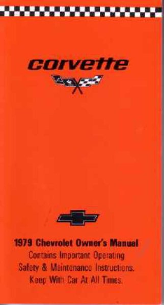 1979 Chevrolet Corvette Owner's Manual